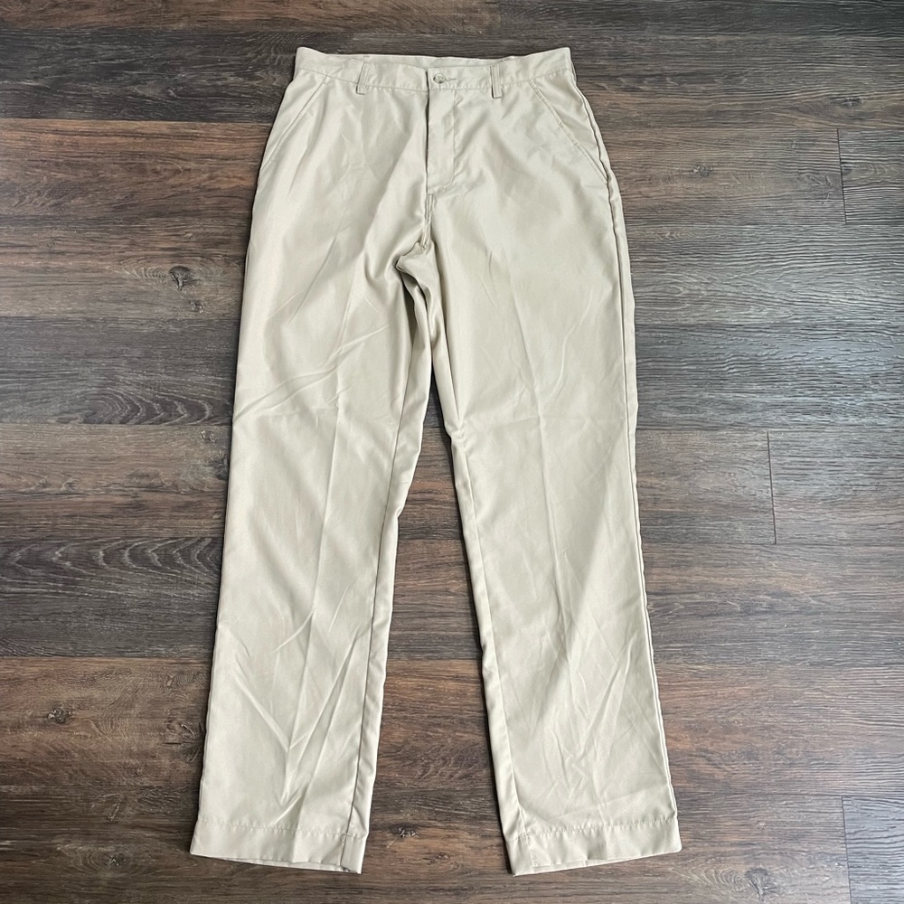 Mens Callaway Polyster Khaki Golf Pants, waist size 32